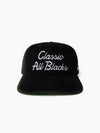 Classic All Blacks Cord Script Origin Snapback