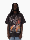 Dennis Rodman Chicago Bulls Flaming Hot Tee