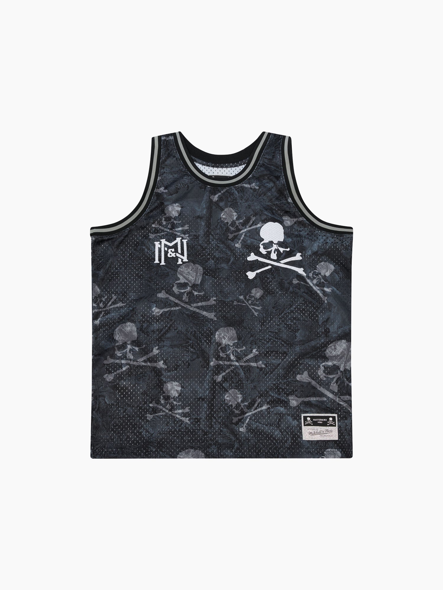 Mitchell&Ness × MASTERMIND World Tank Mitchell&Ness × MASTERMIND WORLD PRINT TANK – MASTERMIND TOKYO