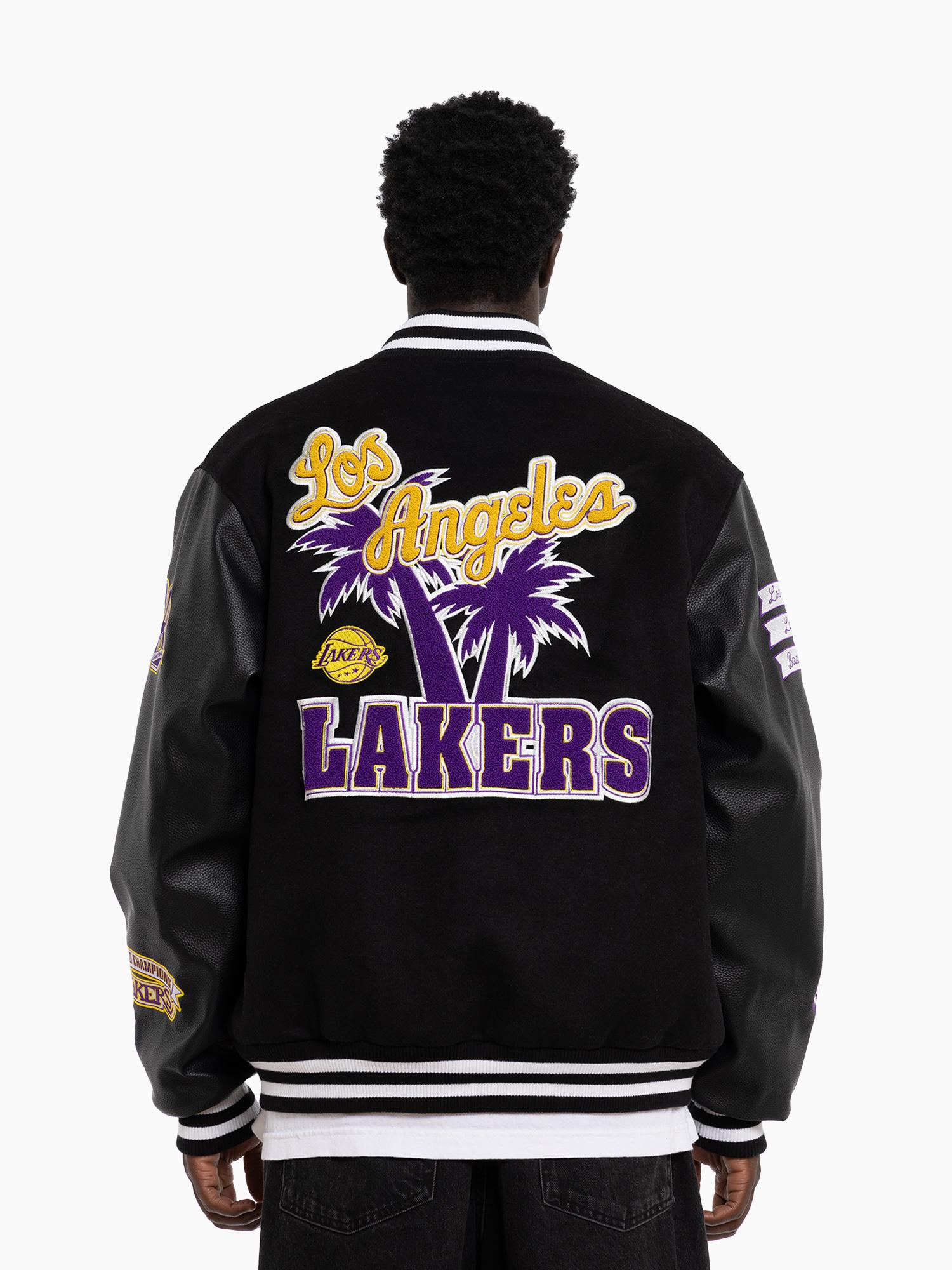 激レア‼️Mitchell Ness bape Lakers Jacket Lakers World