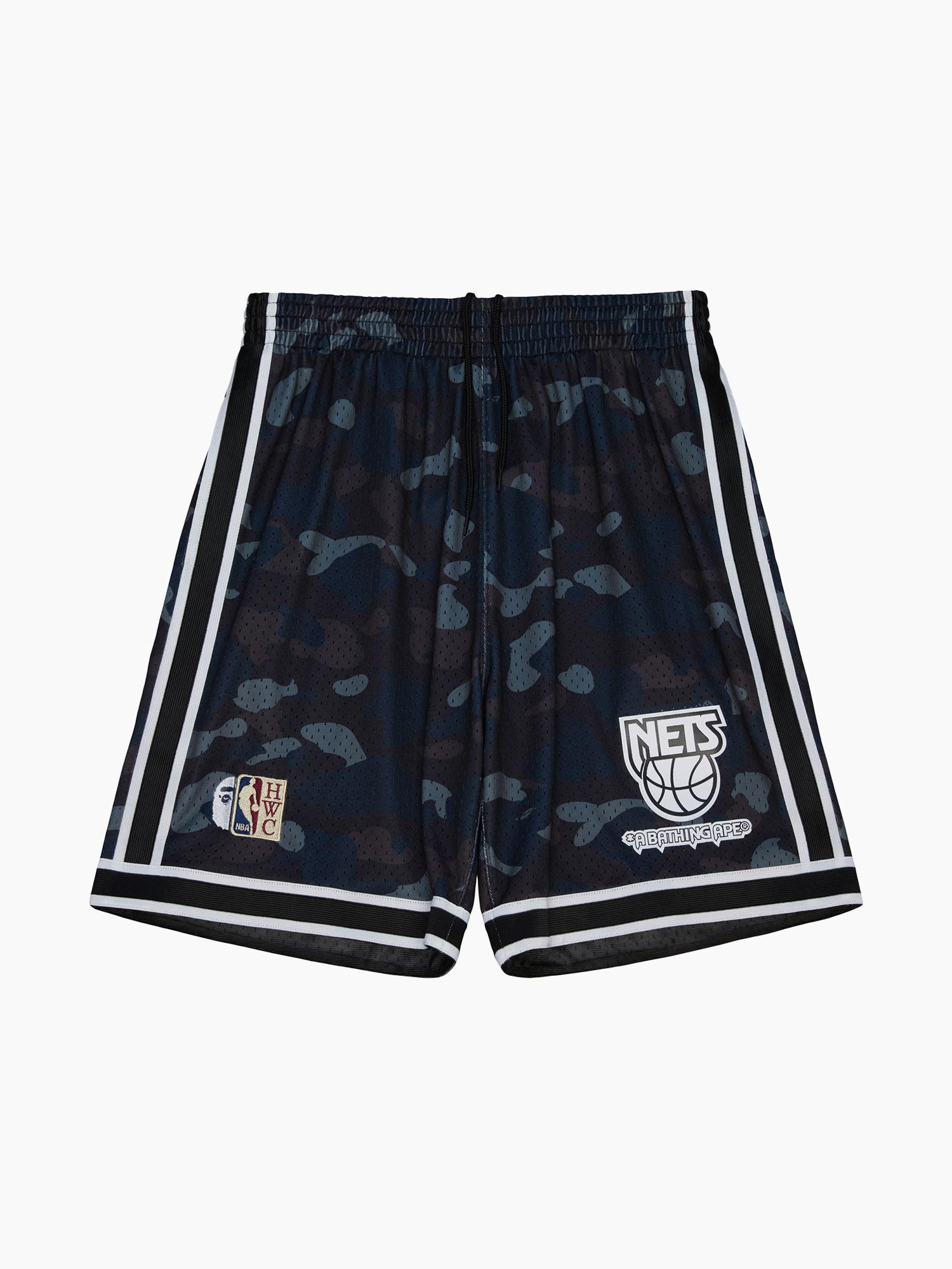 Bape x Mitchell & Ness New Jersey Nets Shorts