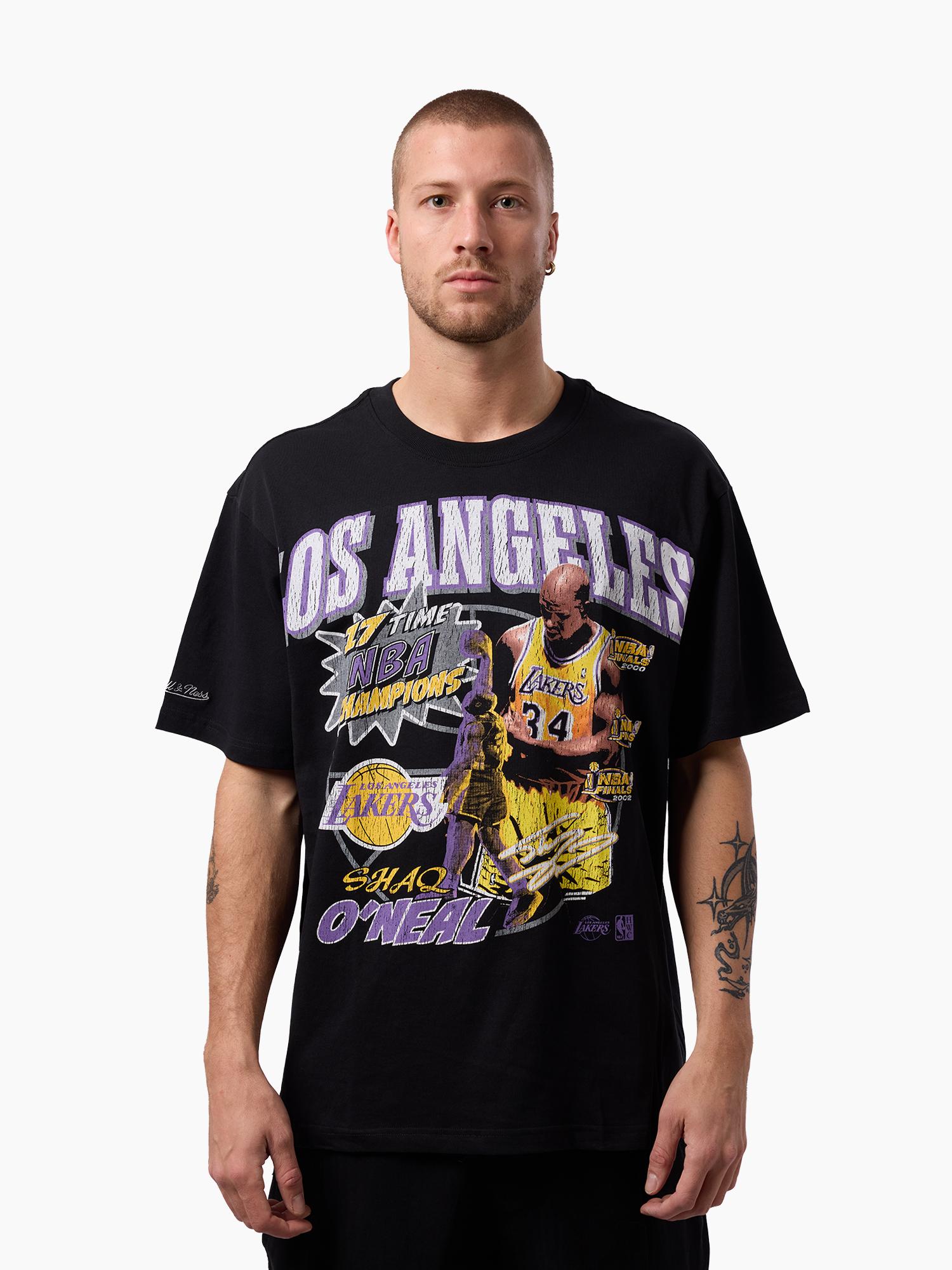 Shaquille O'Neal L.A Lakers Mash Up Tee – Mitchell & Ness