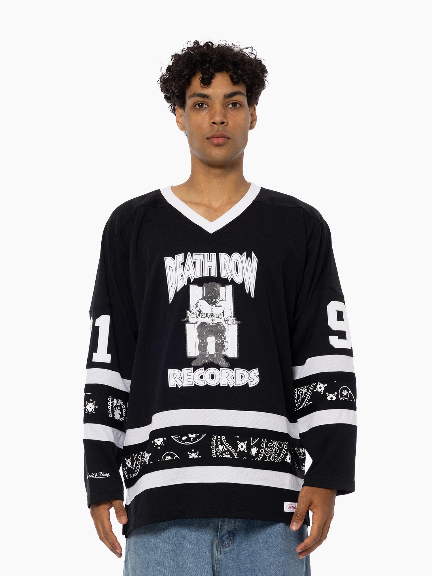 50th Anniversary of Hip-Hop Death Row Hockey Jersey – Mitchell Ness