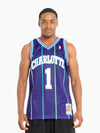 Muggsy Bogues 1994-95 Charlotte Hornets Home Swingman Jersey