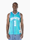 Muggsy Bogues 1992-93 Charlotte Hornets Home Swingman Jersey