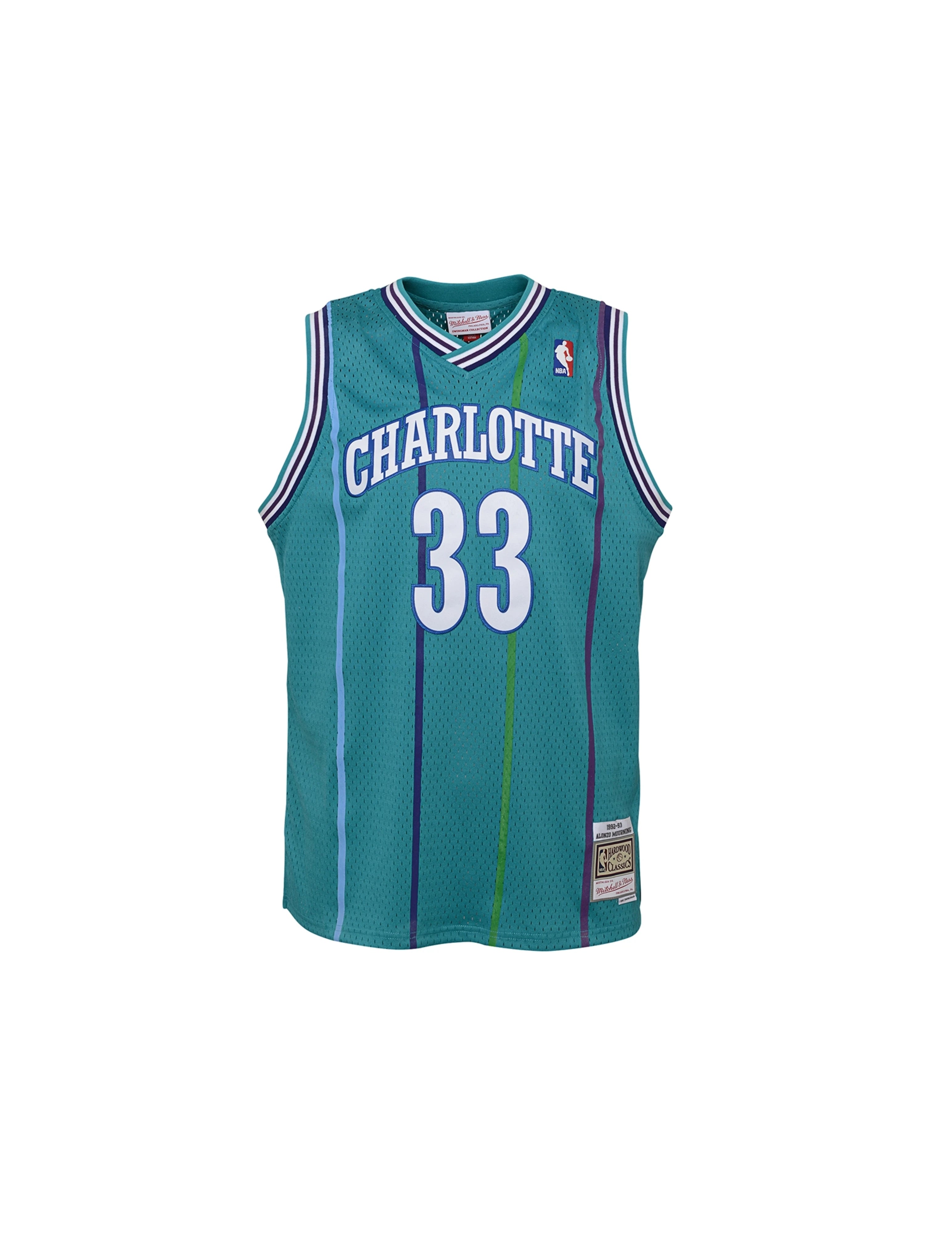 Charlotte hornets 2024 alonzo mourning jersey