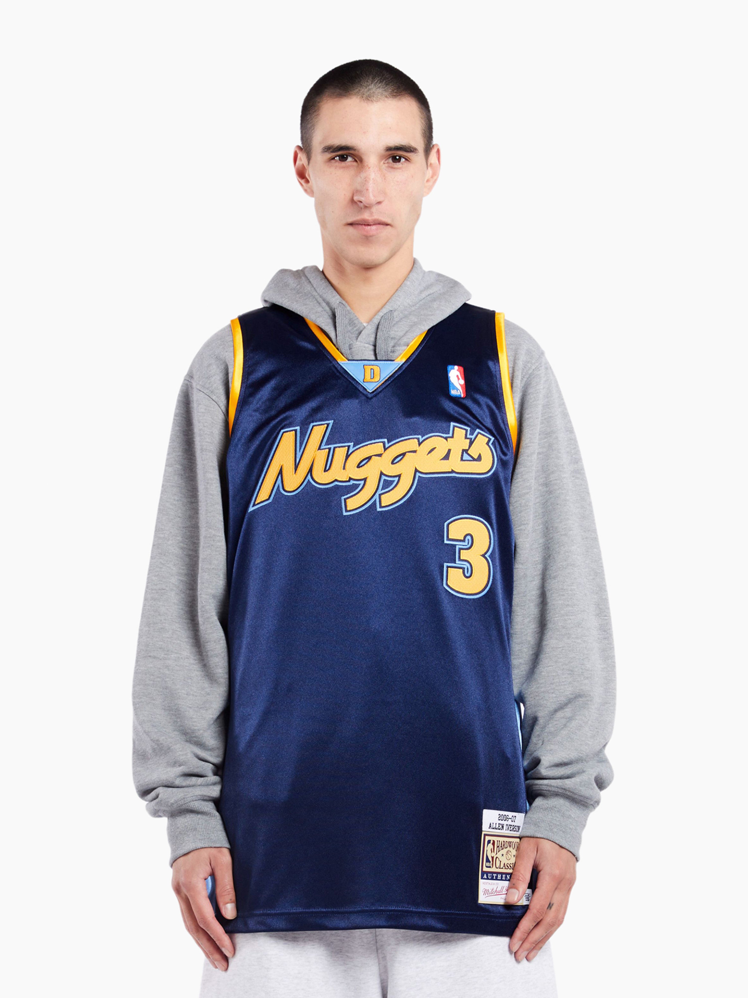 Allen Iverson Denver Nuggets Authentic Jersey – Mitchell Ness