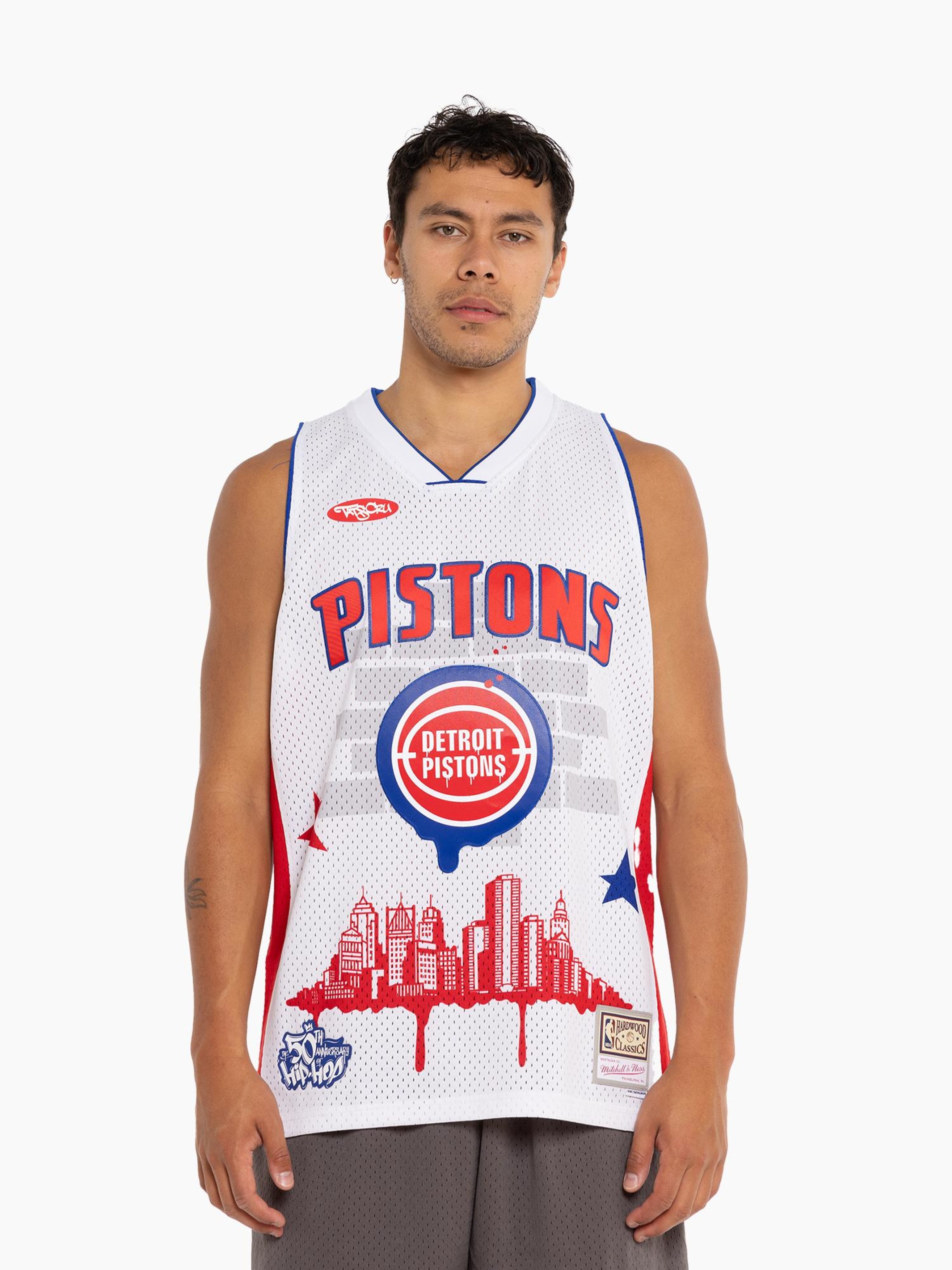 Detroit Pistons NBA x Tats Cru Swingman Jersey Mitchell Ness