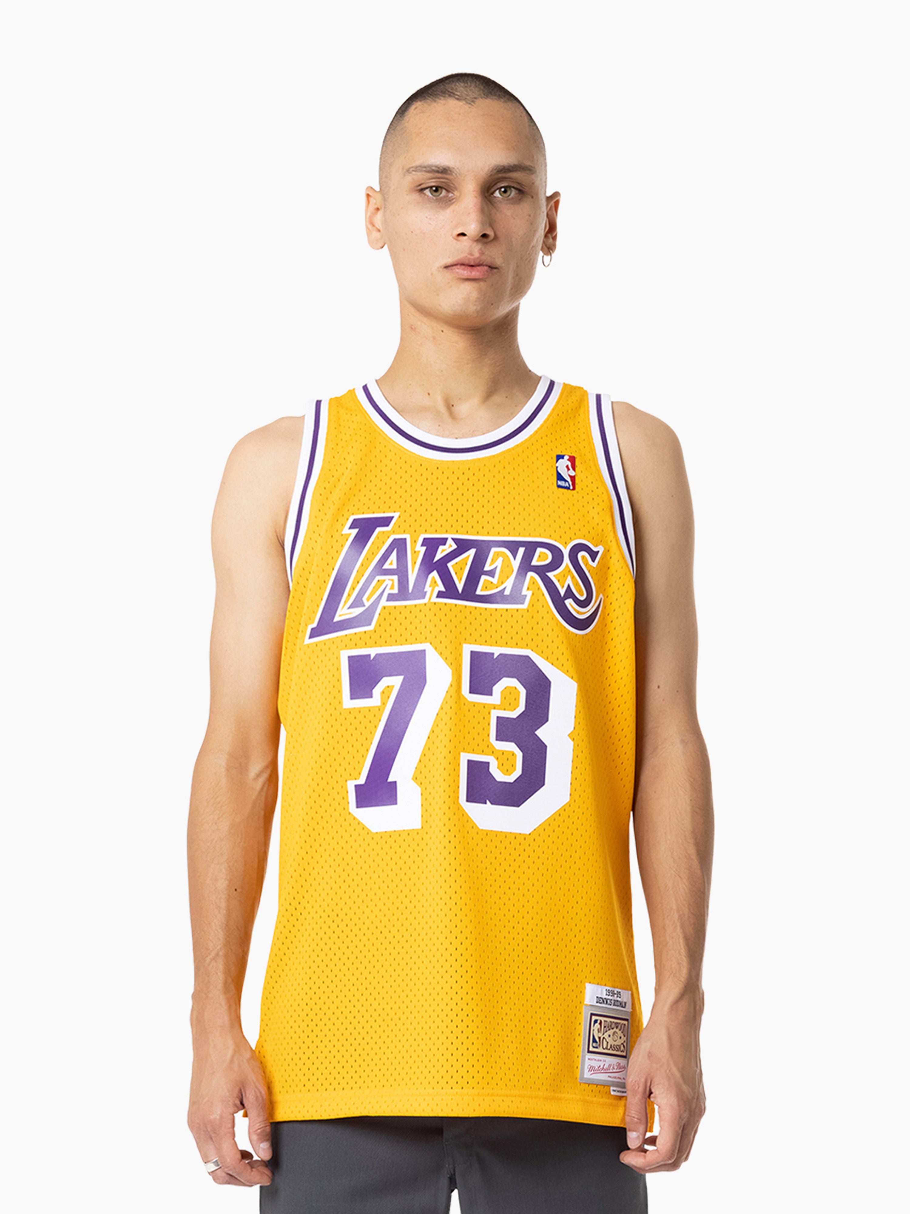 Lakers Jersey New Nike Nba Jerseys 219 Dennis Rodman 98-99 Lakers