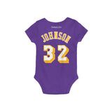 Infant Magic Johnson Los Angeles Lakers Retro N&N Creeper