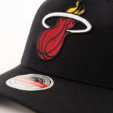 Miami Heat Team Logo 5 Panel Classic Red Snapback