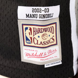 Manu Ginobili 2002-03 San Antonio Spurs Road Swingman Jersey