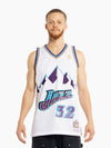 Karl Malone 1996-97 Utah Jazz Home Swingman Jersey