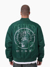 Boston Celtics 18 Champs Satin Bomber Jacket