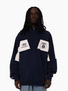 Carlton Blues Half Time Half Zip Crew