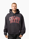 Chicago Bulls Cracked Arch Boxy Hoodie