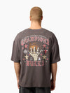 Chicago Bulls Black Letter Champs Boxy Tee