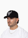 Chicago Bulls Black & White Flex 110 Snapback