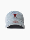 Chicago Bulls Sand Washed Denim Dad Hat