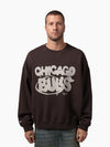 Chicago Bulls Hypergraf Boxy Fit Crew