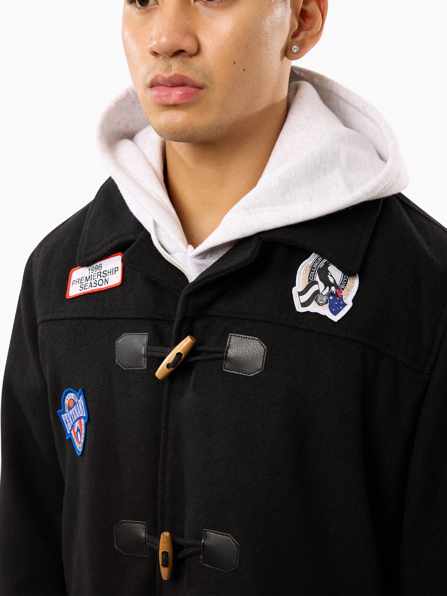 Collingwood Magpies Throwback Duffle Coat – Mitchell & Ness