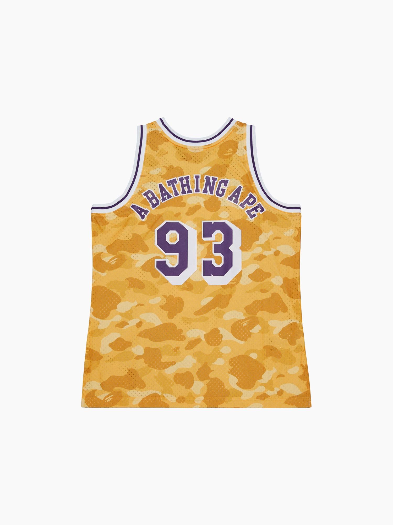 Bape x Mitchell & Ness L.A Lakers Swingman Jersey