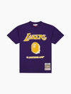 Bape x Mitchell & Ness L.A Lakers Tee
