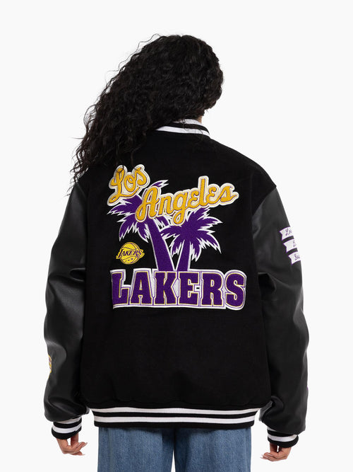 Lakers World Champs Varsity Jacket – Mitchell Ness