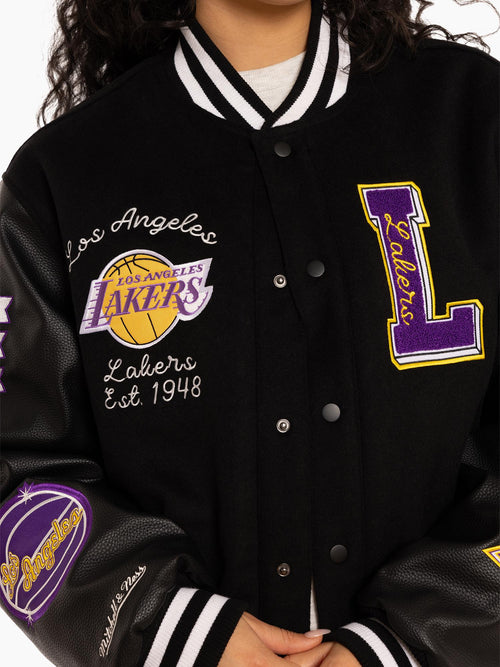 Lakers World Champs Varsity Jacket – Mitchell Ness