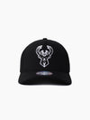 Milwaukee Bucks Black & White Flex 110 Snapback