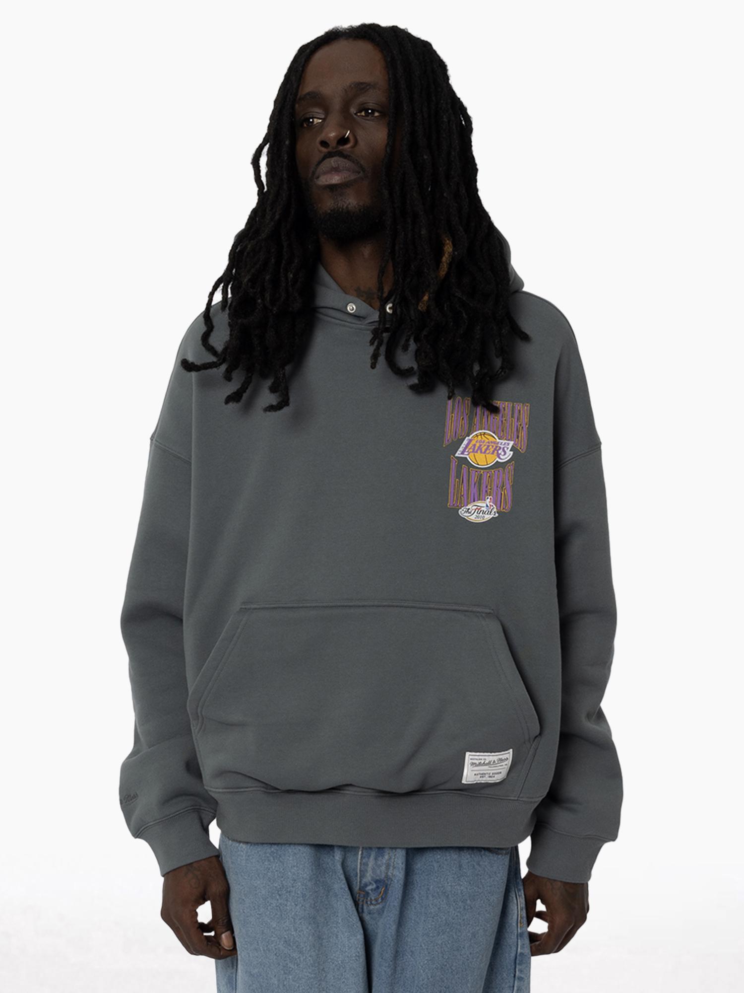 L.A Lakers NBA Champions Boxy Hoodie – Mitchell & Ness