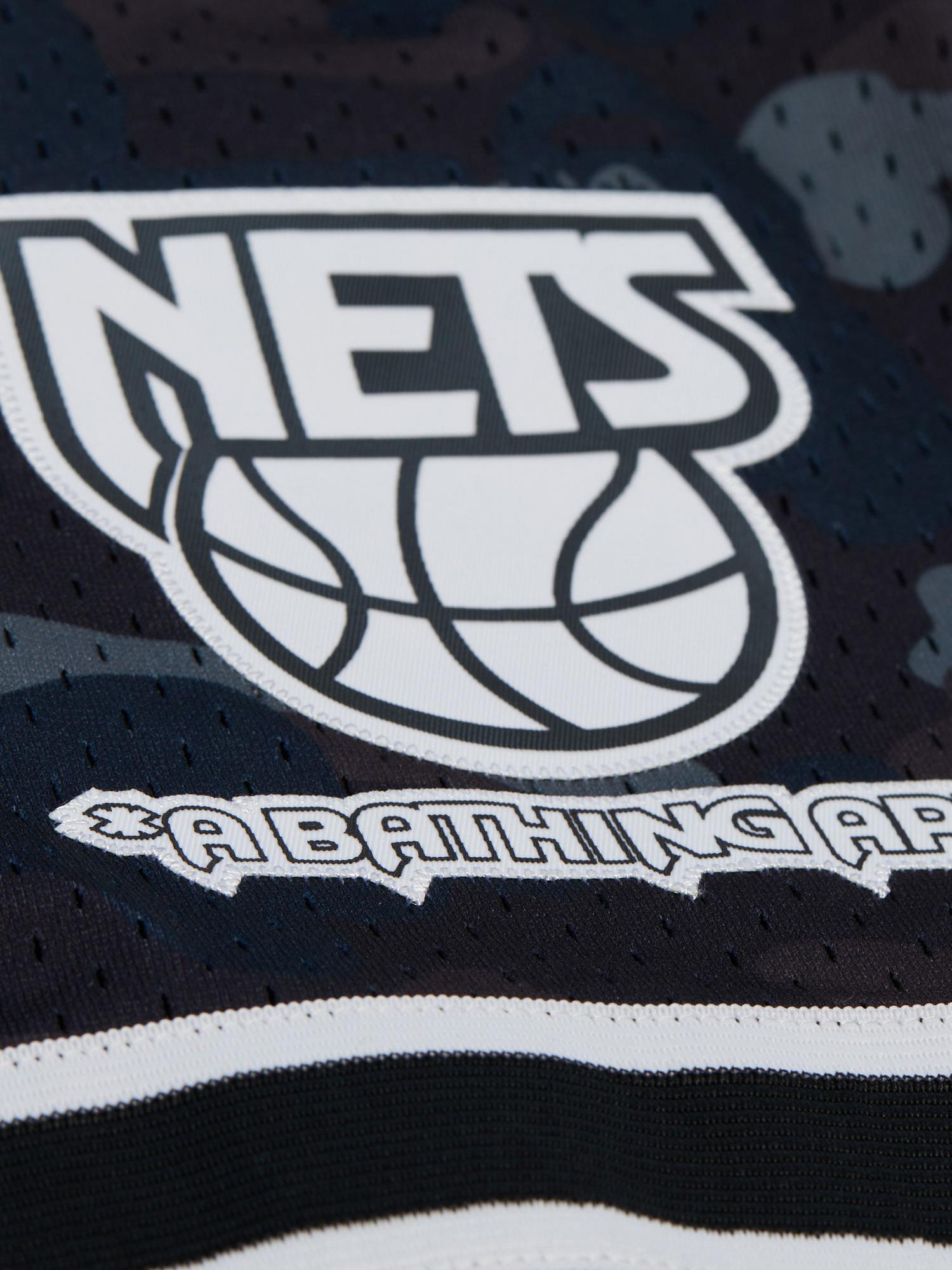 Bape x Mitchell & Ness New Jersey Nets Shorts