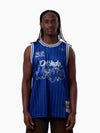 Shaquille O'Neal 1994-95 Orlando Magic Airbrush Swingman Jersey