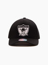 Oakland Raiders Black & White Pinch Panel Snapback