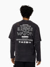 Oakland Raiders Chrome Mock Longsleeve Tee