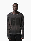 Oakland Raiders Stencil Waffle Long Sleeve Tee