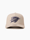 Oklahoma City Thunder Cream & Navy Flex 110 Snapback