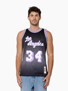 shaquille O'Neal 1996-97 L.A Lakers Ombre Swingman Jersey