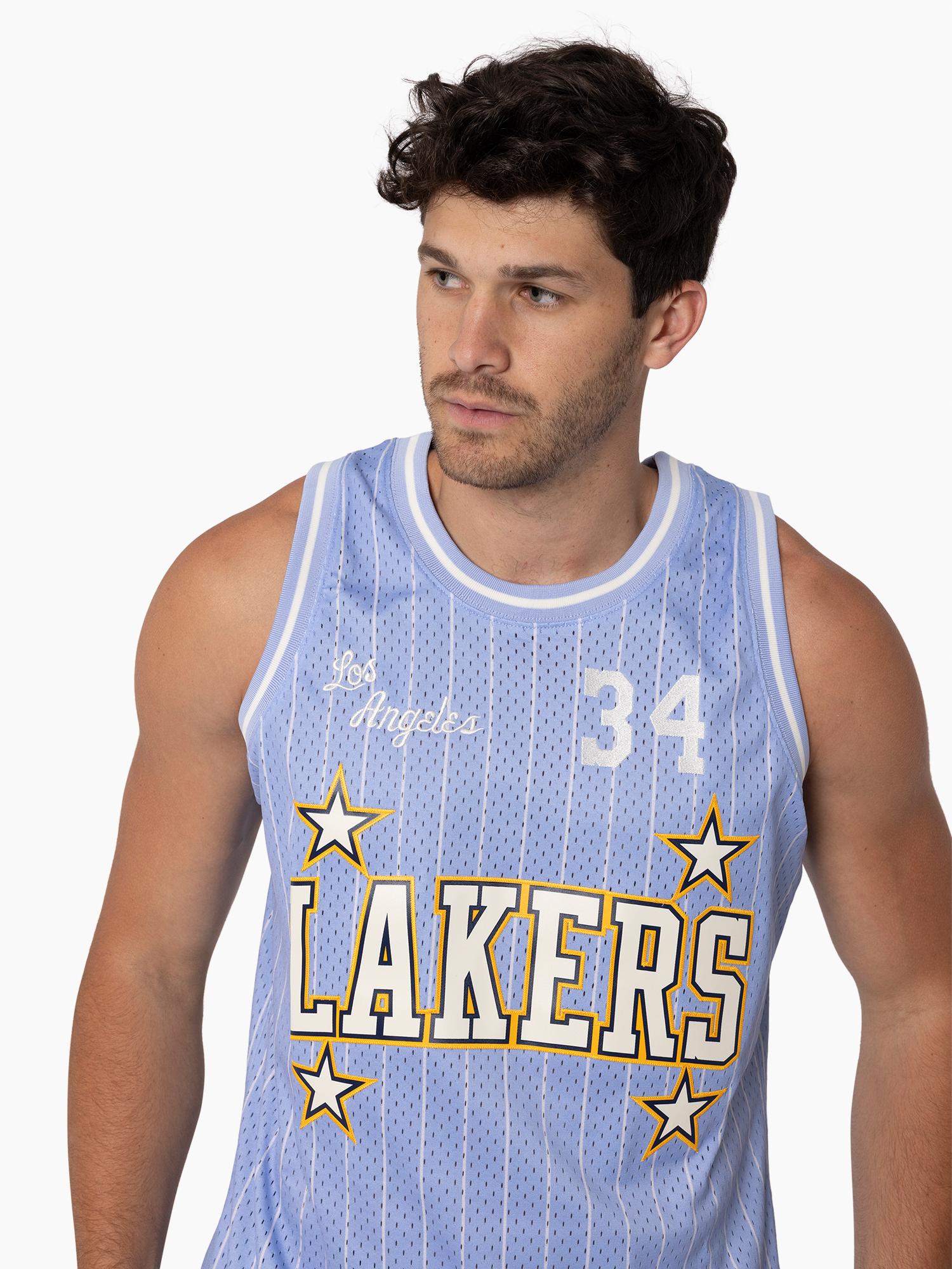 lakers blue jersey mitchell and ness