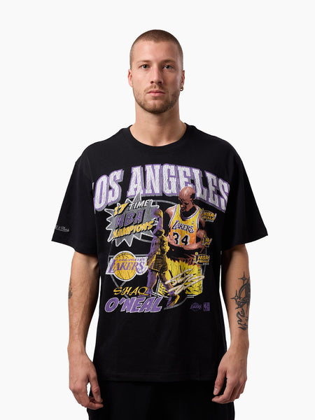 Shaquille O'Neal L.A Lakers Mash Up Tee – Mitchell & Ness