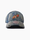 Seattle Supersonics Acid Wash Denim Dad Hat