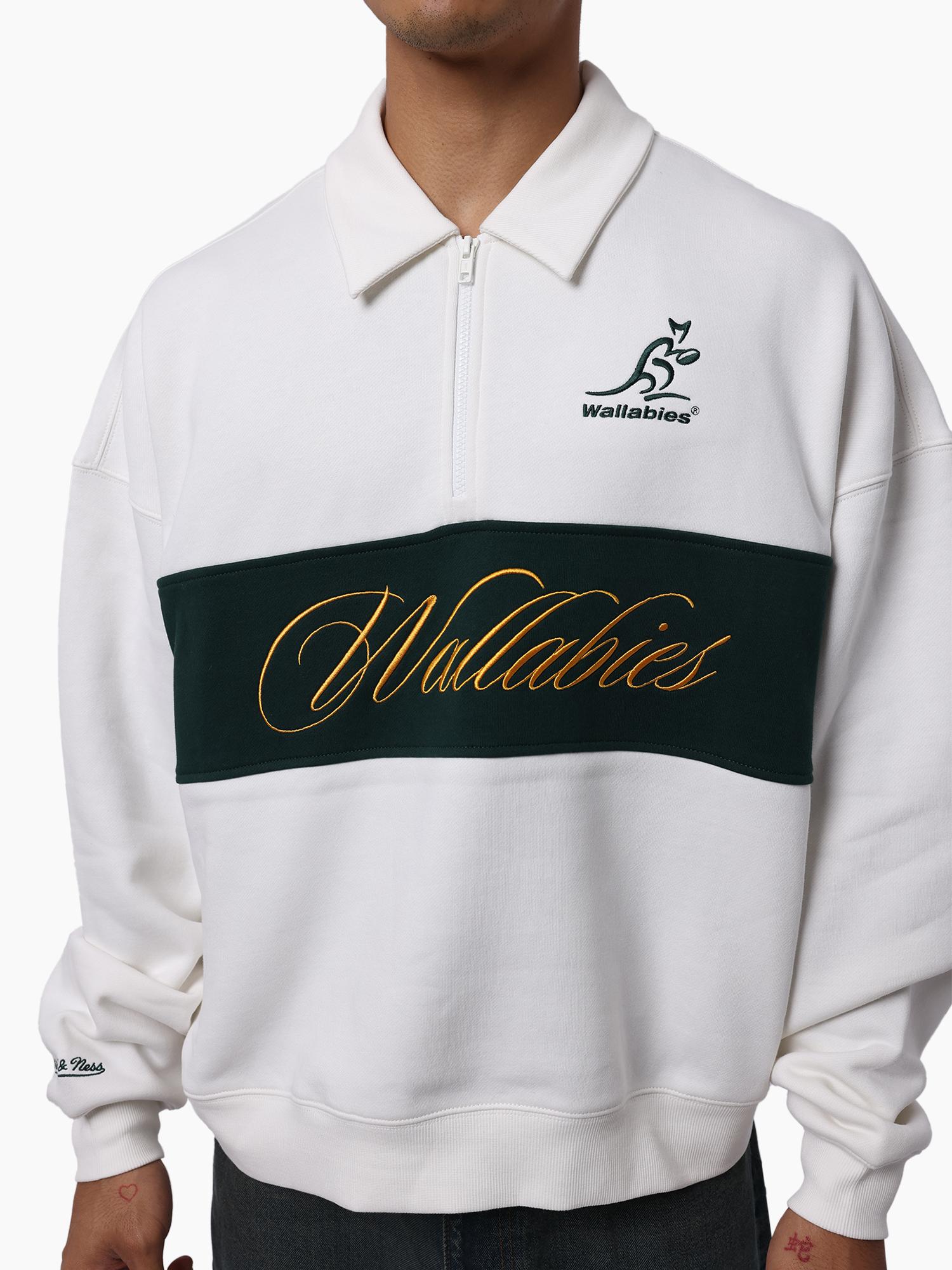 Wallabies Heritage 1/4 Zip Crew – Mitchell & Ness