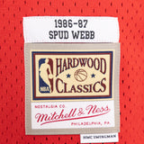 Spud Webb 1986-87 Atlanta Hawks Home Swingman Jersey