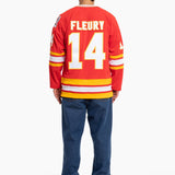 Theo Fleury 1988-89 Calgary Flames Home Hockey Jersey