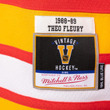 Theo Fleury 1988-89 Calgary Flames Home Hockey Jersey