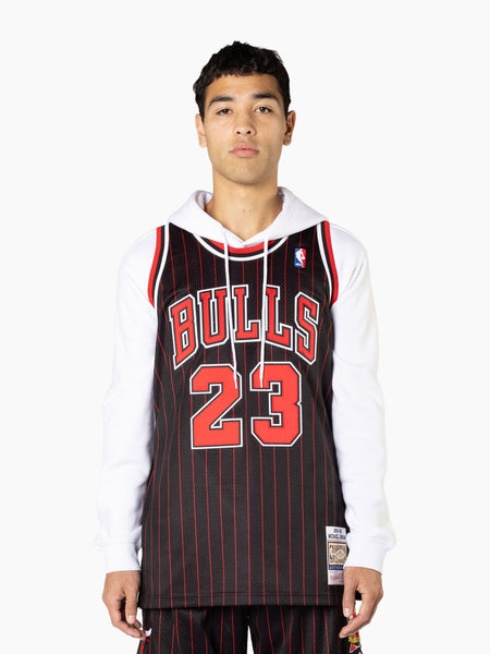 Michael Jordan 95 Bulls Black Authentic Jersey Mitchell Ness