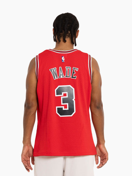 Dwyane Wade 2016 17 Chicago Bulls Swingman Jersey Mitchell Ness