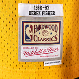 Derek Fisher 1996-97 L.A Lakers Home Swingman Jersey