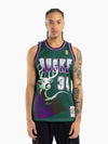 Ray Allen 1996-97 Milwaukee Bucks Road Swingman Jersey