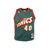 Youth Shawn Kemp 1995-96 Seattle Supersonics Road Swingman Jersey